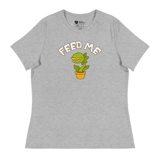 Feed Me (Women's Relaxed T-Shirt)-Women's T-Shirts-Swish Embassy