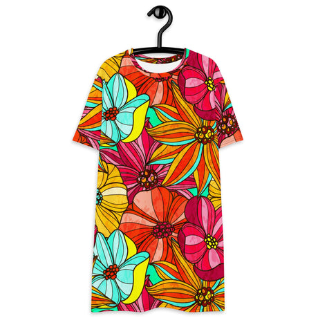 Festive Flowers (Kaftan Shirt)-Kaftan Shirt-Swish Embassy