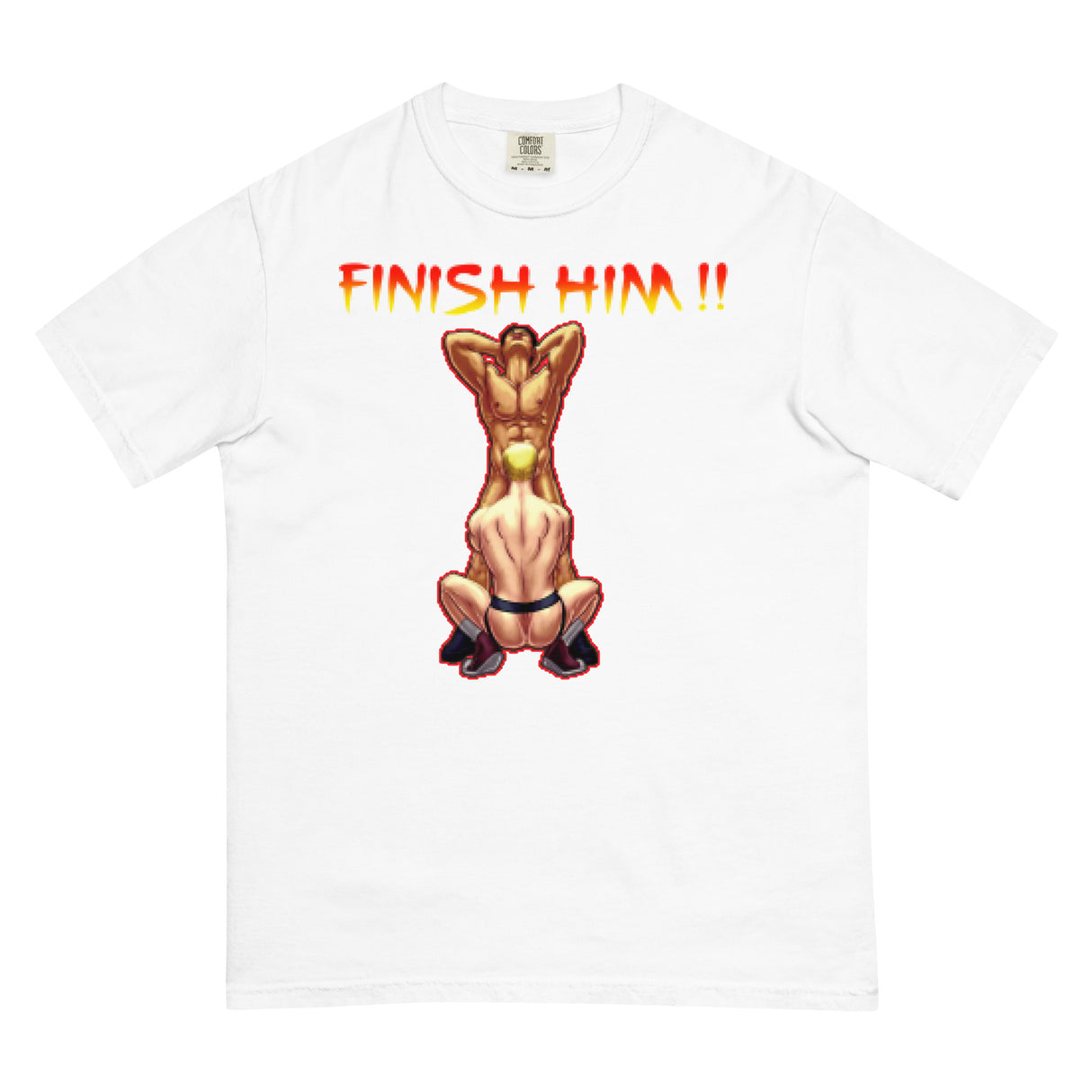 Finish Him (Boxy Tee)-Boxy T-Shirt-Swish Embassy