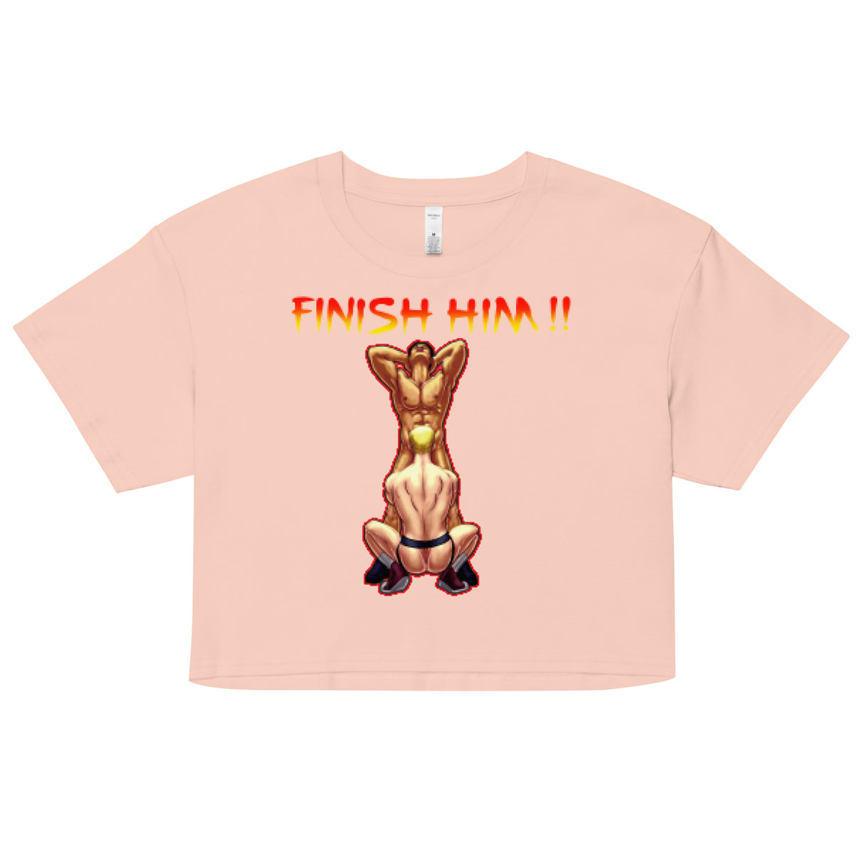 Finish Him (Crop Top)-Crop Top-Swish Embassy