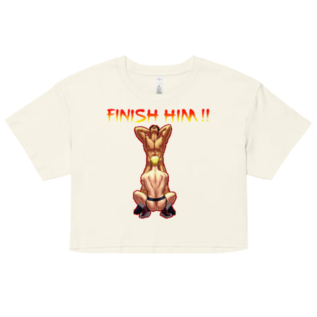 Finish Him (Crop Top)-Crop Top-Swish Embassy