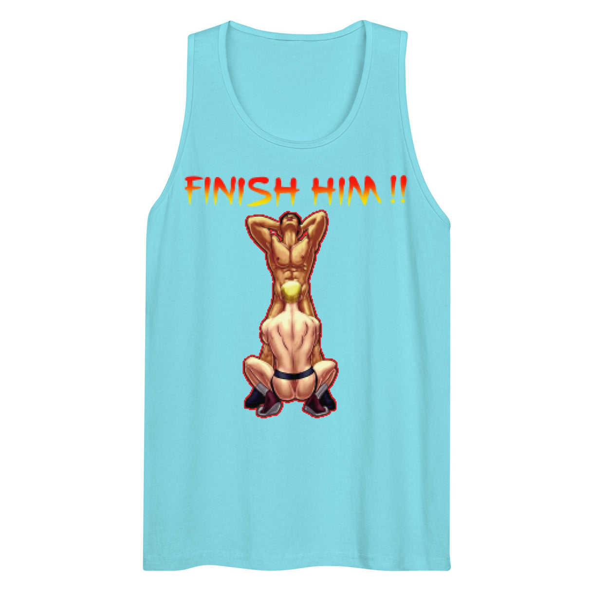 Finish Him (Tank Top)-Tank Top-Swish Embassy