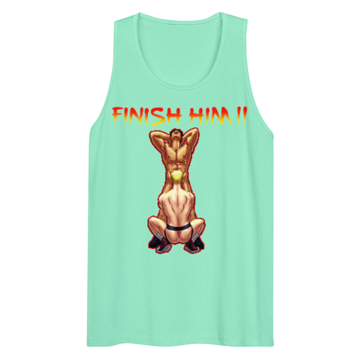 Finish Him (Tank Top)-Tank Top-Swish Embassy