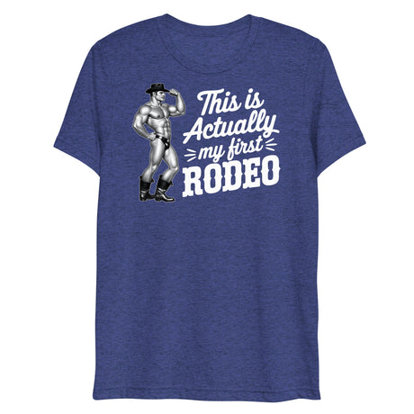 First Rodeo (Triblend)-Triblend T-Shirt-Swish Embassy