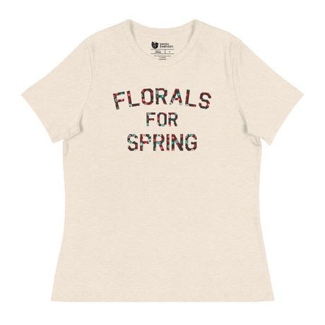 Florals for Spring (Women's Relaxed T-Shirt)-Women's T-Shirts-Swish Embassy