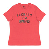Florals for Spring (Women's Relaxed T-Shirt)-Women's T-Shirts-Swish Embassy