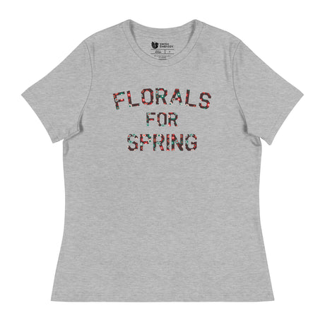 Florals for Spring (Women's Relaxed T-Shirt)-Women's T-Shirts-Swish Embassy