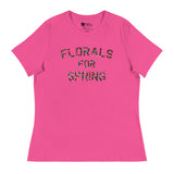 Florals for Spring (Women's Relaxed T-Shirt)-Women's T-Shirts-Swish Embassy