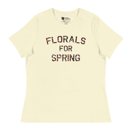 Florals for Spring (Women's Relaxed T-Shirt)-Women's T-Shirts-Swish Embassy