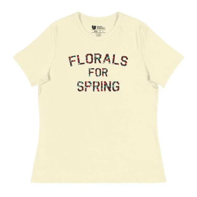 Florals for Spring (Women's Relaxed T-Shirt)-Women's T-Shirts-Swish Embassy