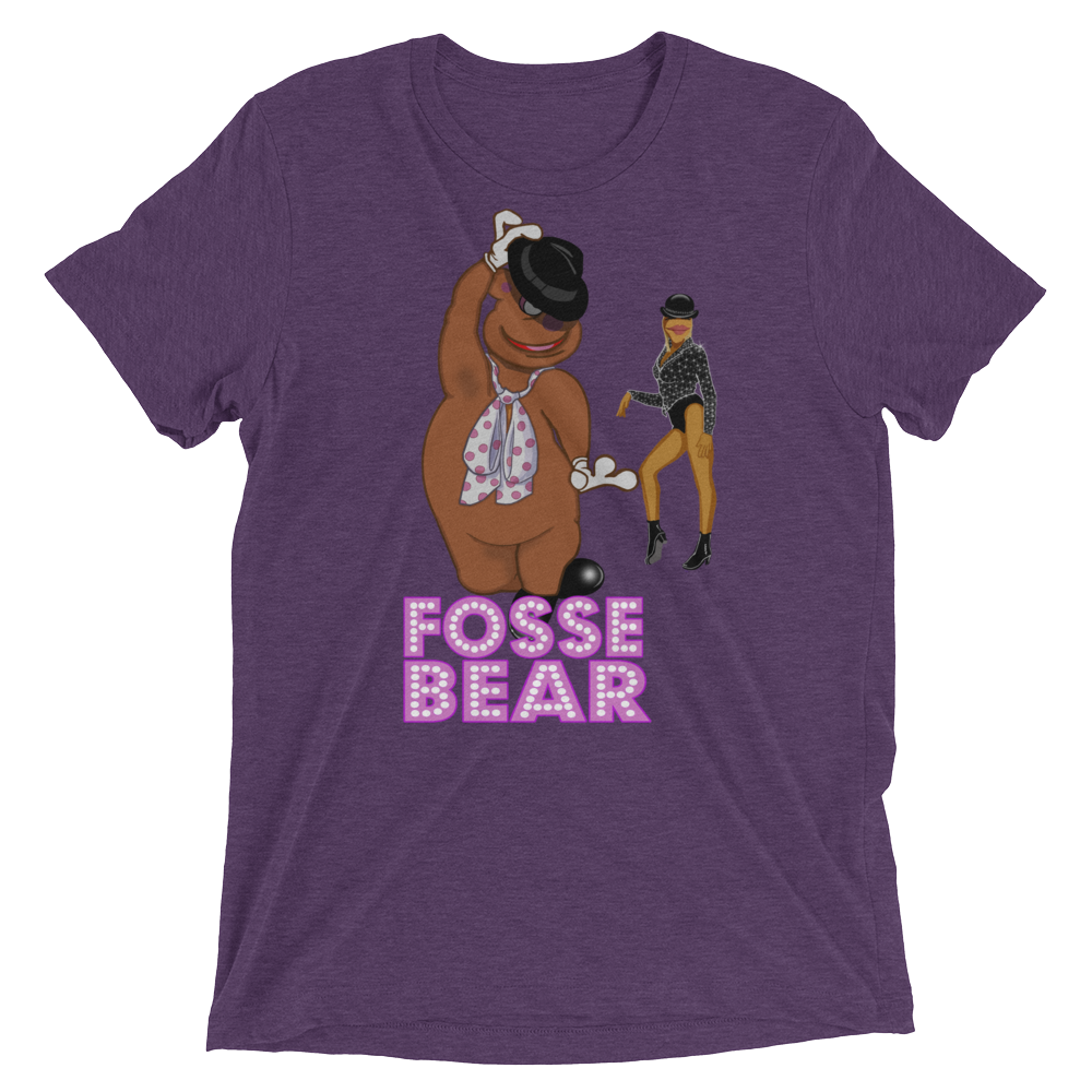 Fosse Bear (Triblend)-Triblend T-Shirt-Swish Embassy