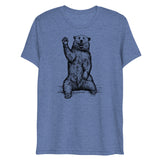 Friendly Bear (Triblend)-Triblend T-Shirt-Swish Embassy