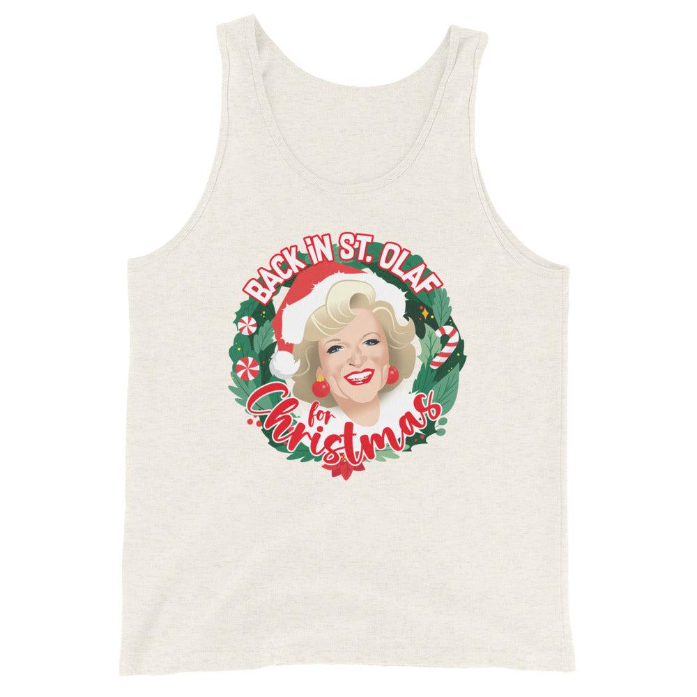 GG Back in St Olaf Christmas (Tank Top)-Christmas Tanks-Swish Embassy