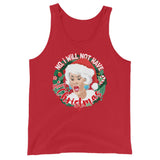 GG I Will Not Have A Merry XMas (Tank Top)-Christmas Tanks-Swish Embassy