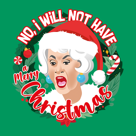 GG No I will not have a merry Xmas!-Christmas T-Shirts-Swish Embassy