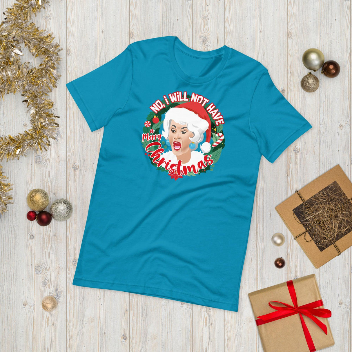 GG No I will not have a merry Xmas!-T-Shirts-Swish Embassy