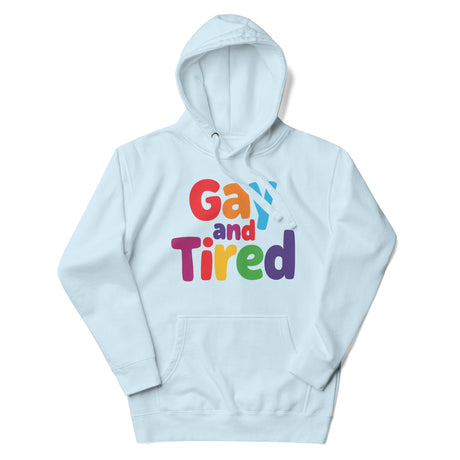 Gay and Tired (Hoodie)-Hoodie-Swish Embassy