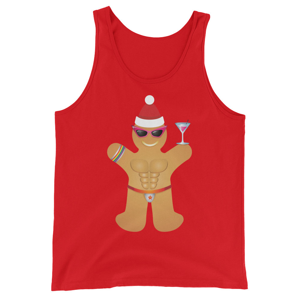 Gingerbread Circuit Man (Tank Top)-Christmas Tanks-Swish Embassy