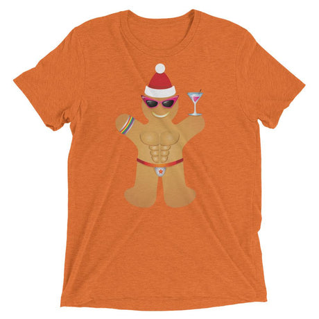 Gingerbread Circuit Man (Triblend)-Triblend T-Shirt-Swish Embassy