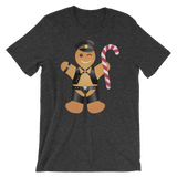 Gingerbread Leather Man-Christmas T-Shirts-Swish Embassy