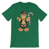 Gingerbread Leather Man-Christmas T-Shirts-Swish Embassy