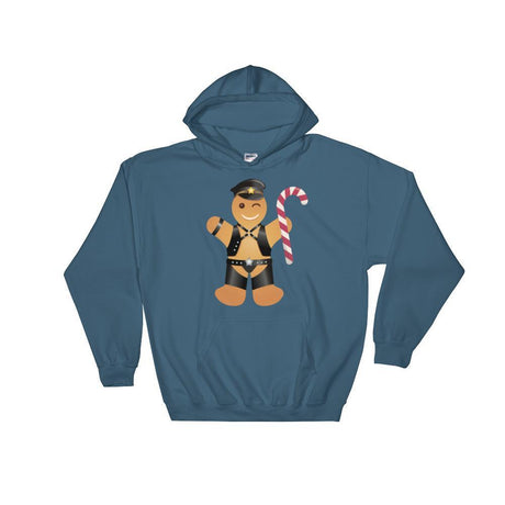 Gingerbread Leather Man (Hoodie)-Hoodie-Swish Embassy