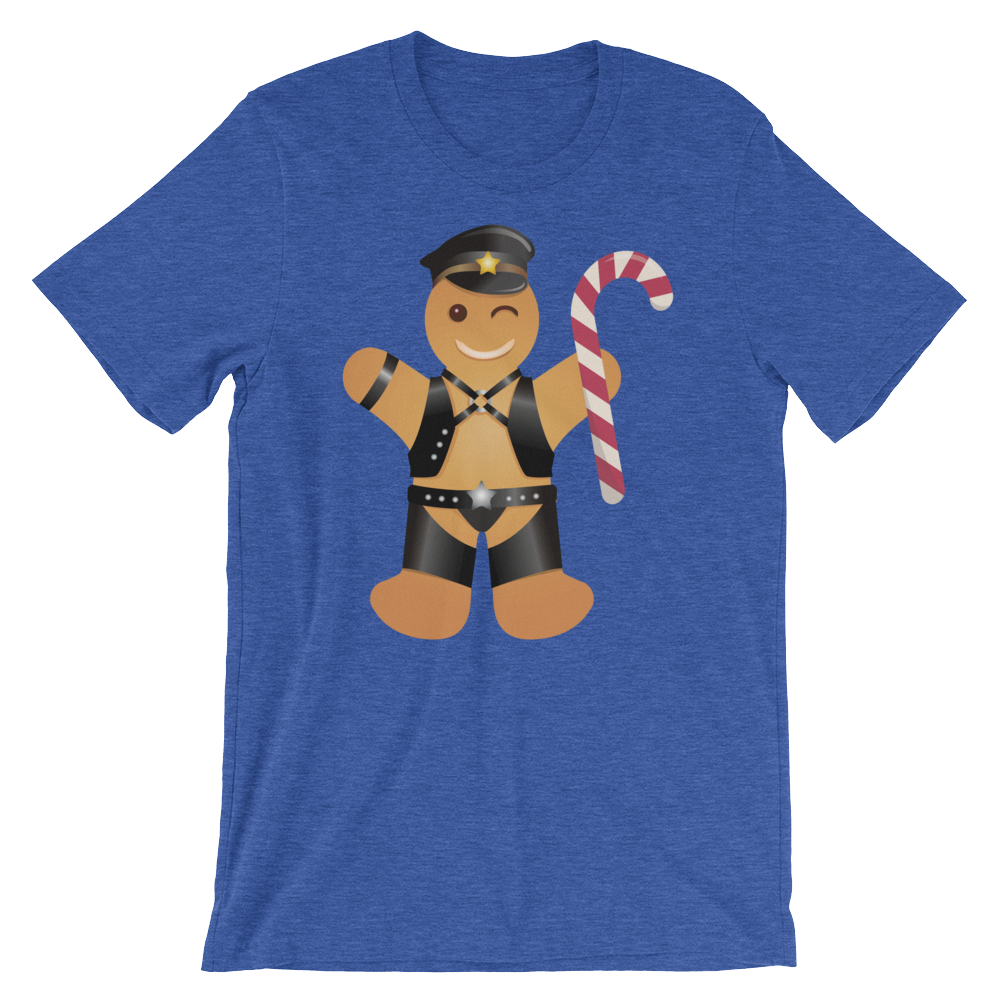 Gingerbread Leather Man-T-Shirts-Swish Embassy