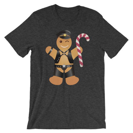 Gingerbread Leather Man-T-Shirts-Swish Embassy