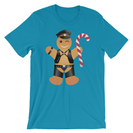 Gingerbread Leather Man-T-Shirts-Swish Embassy