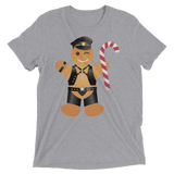 Gingerbread Leather Man (Triblend)-Triblend T-Shirt-Swish Embassy