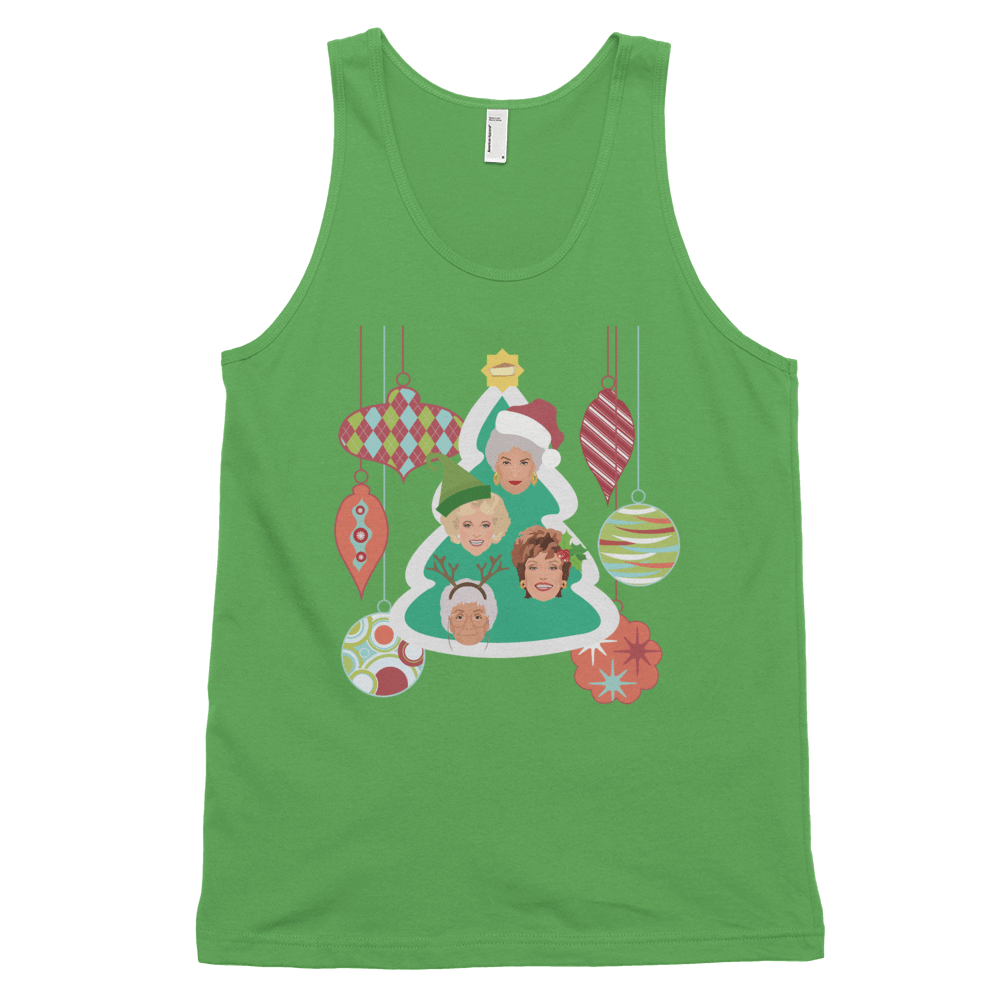 Golden Christmas (Tank Top)-Christmas Tanks-Swish Embassy