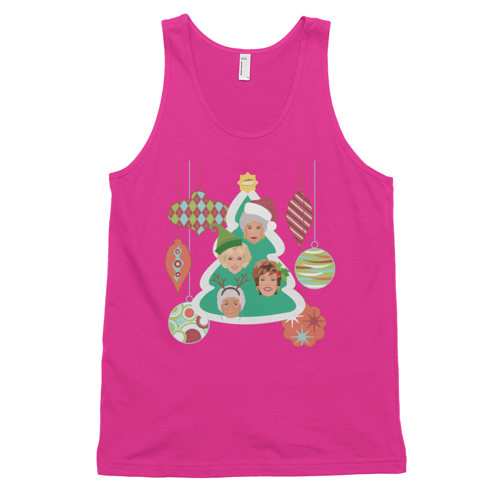 Golden Christmas (Tank Top)-Christmas Tanks-Swish Embassy