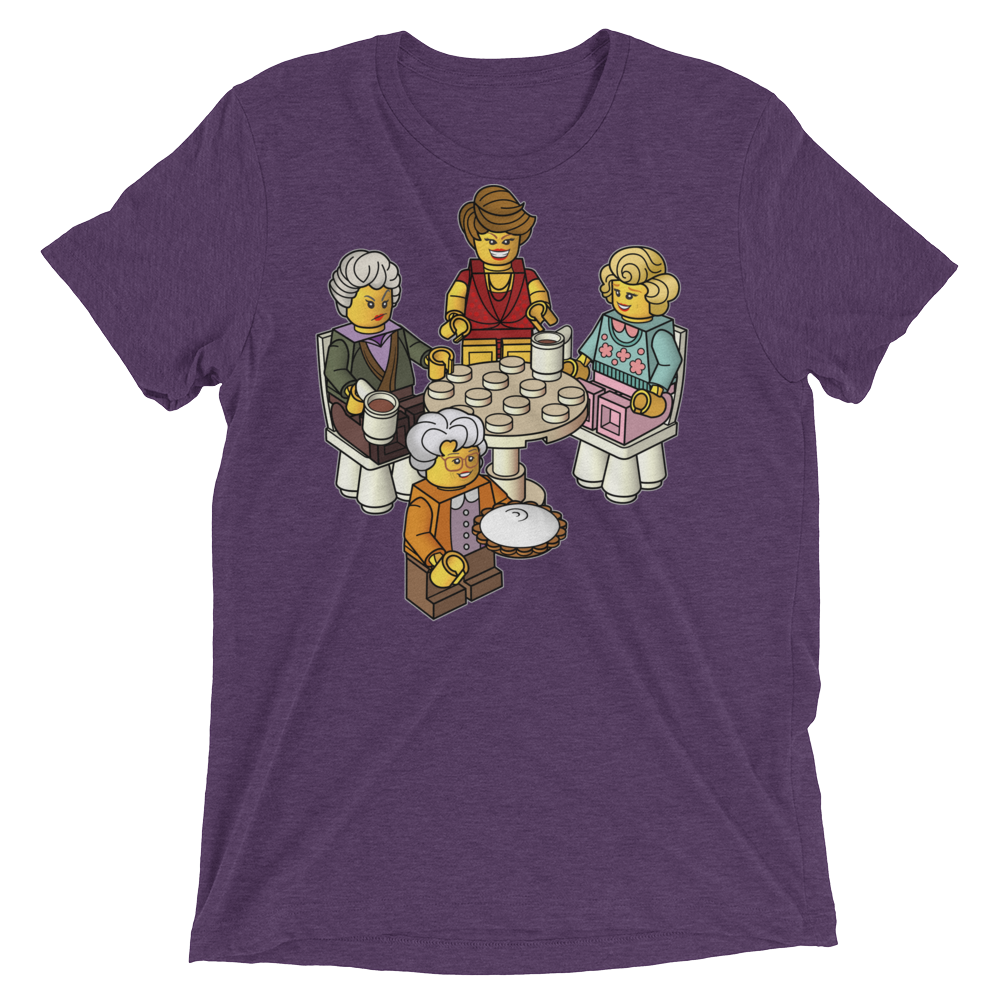 Golden Girls Blocks (Triblend)-Triblend T-Shirt-Swish Embassy