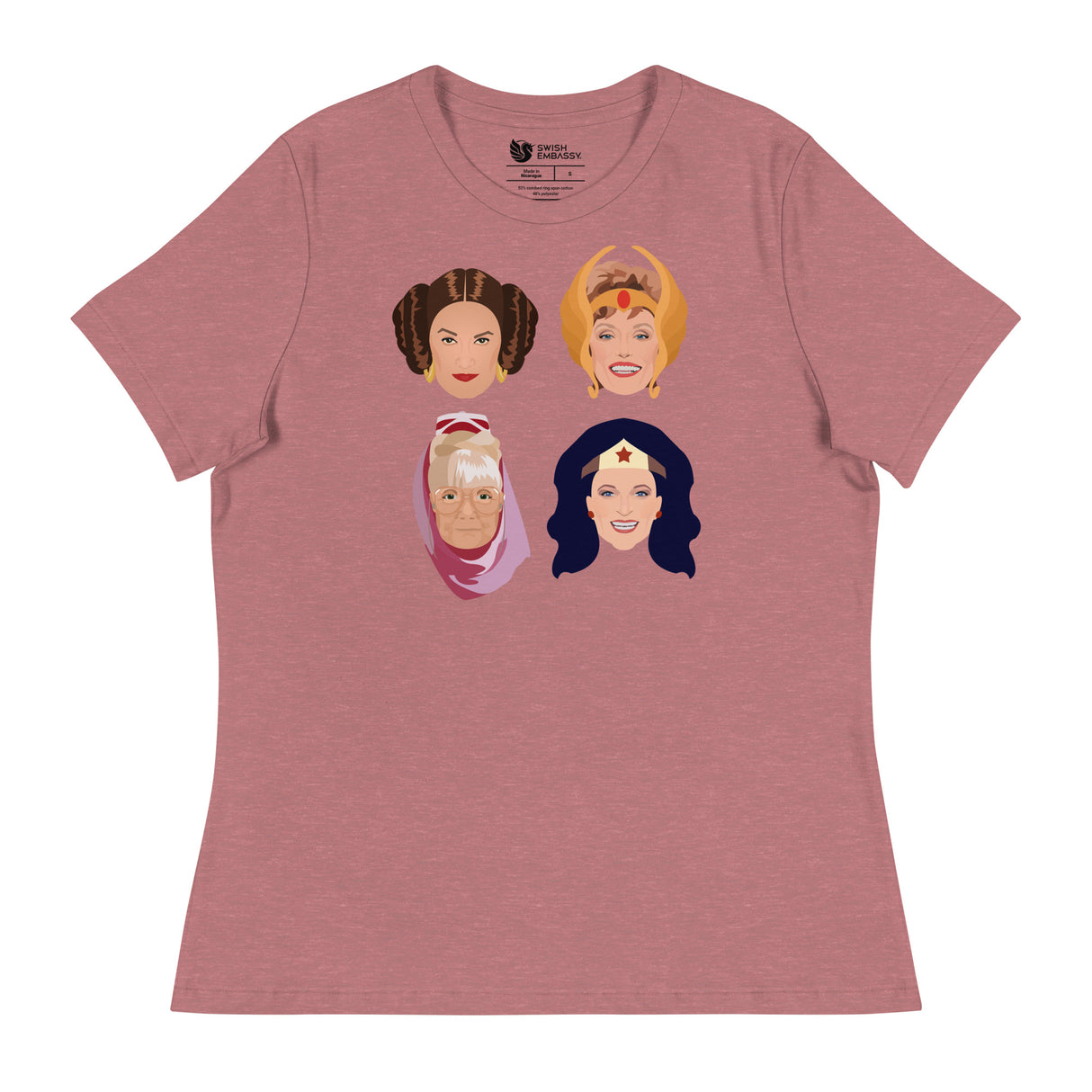 Golden League (Women's Relaxed T-Shirt)-Women's T-Shirts-Swish Embassy