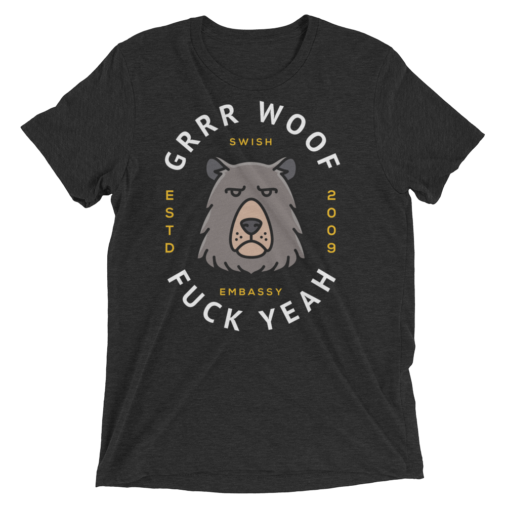 Grrr Woof (Triblend)-Triblend T-Shirt-Swish Embassy