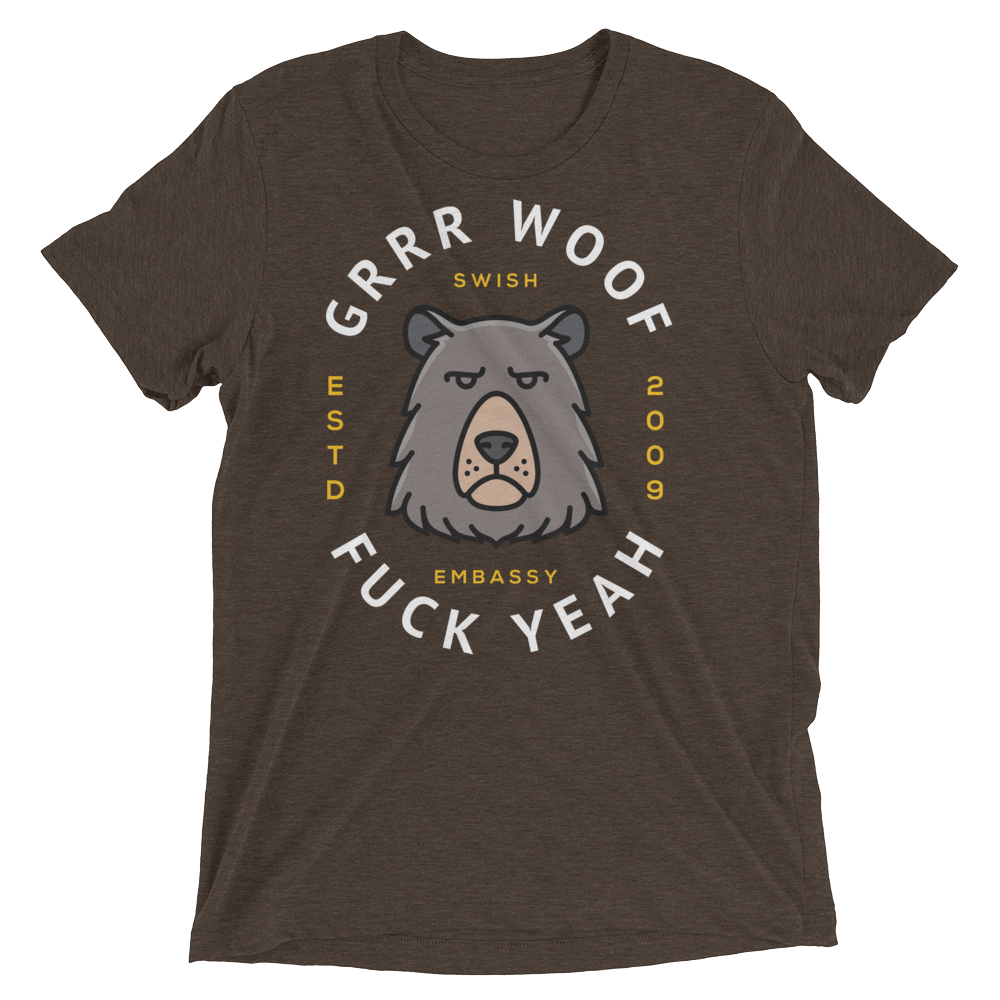 Grrr Woof (Triblend)-Triblend T-Shirt-Swish Embassy