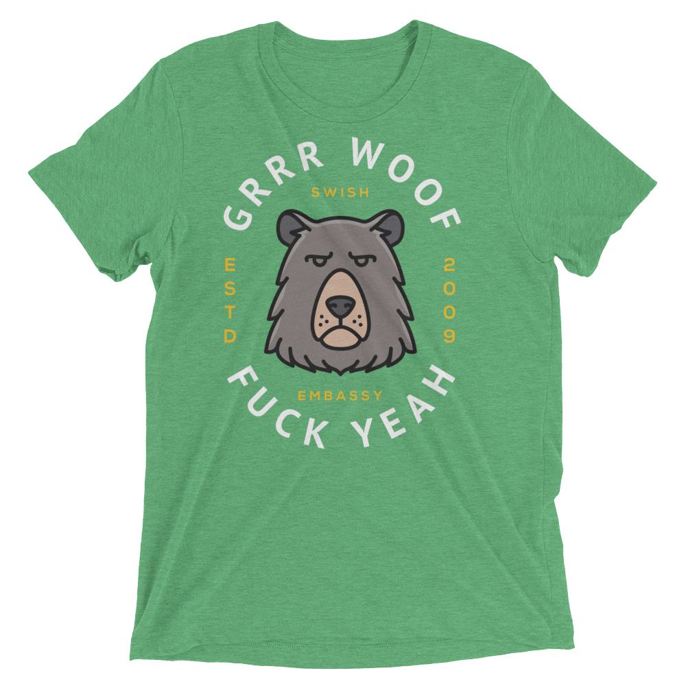 Grrr Woof (Triblend)-Triblend T-Shirt-Swish Embassy