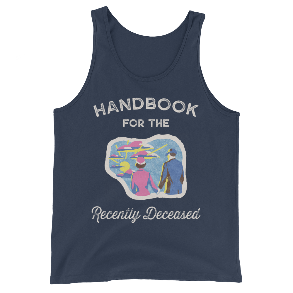 Handbook for the Recently Deceased (Tank Top)-Halloween Tank-Swish Embassy