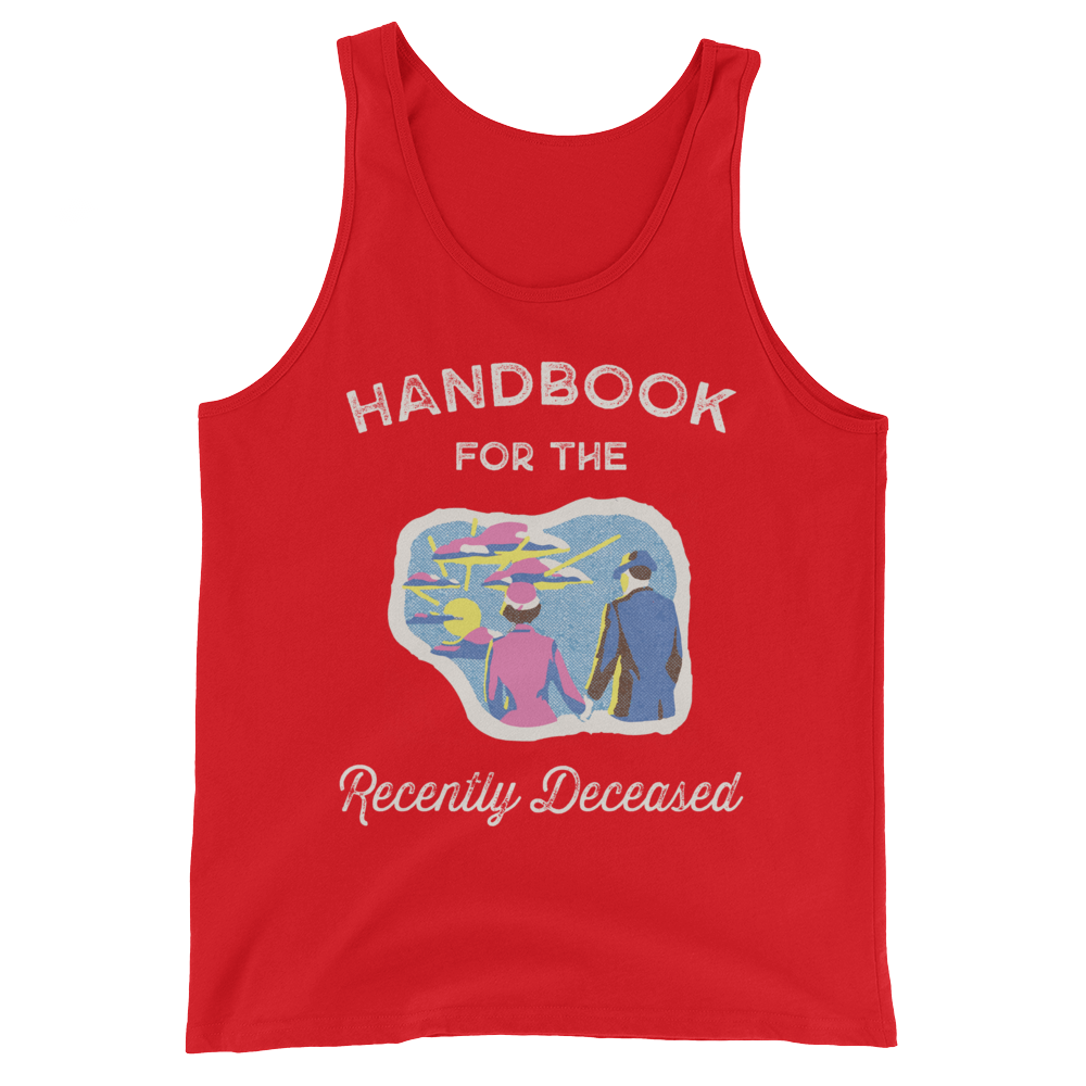 Handbook for the Recently Deceased (Tank Top)-Halloween Tank-Swish Embassy