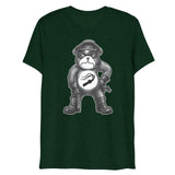 Hanky Bear - Black (Triblend)-Triblend T-Shirt-Swish Embassy