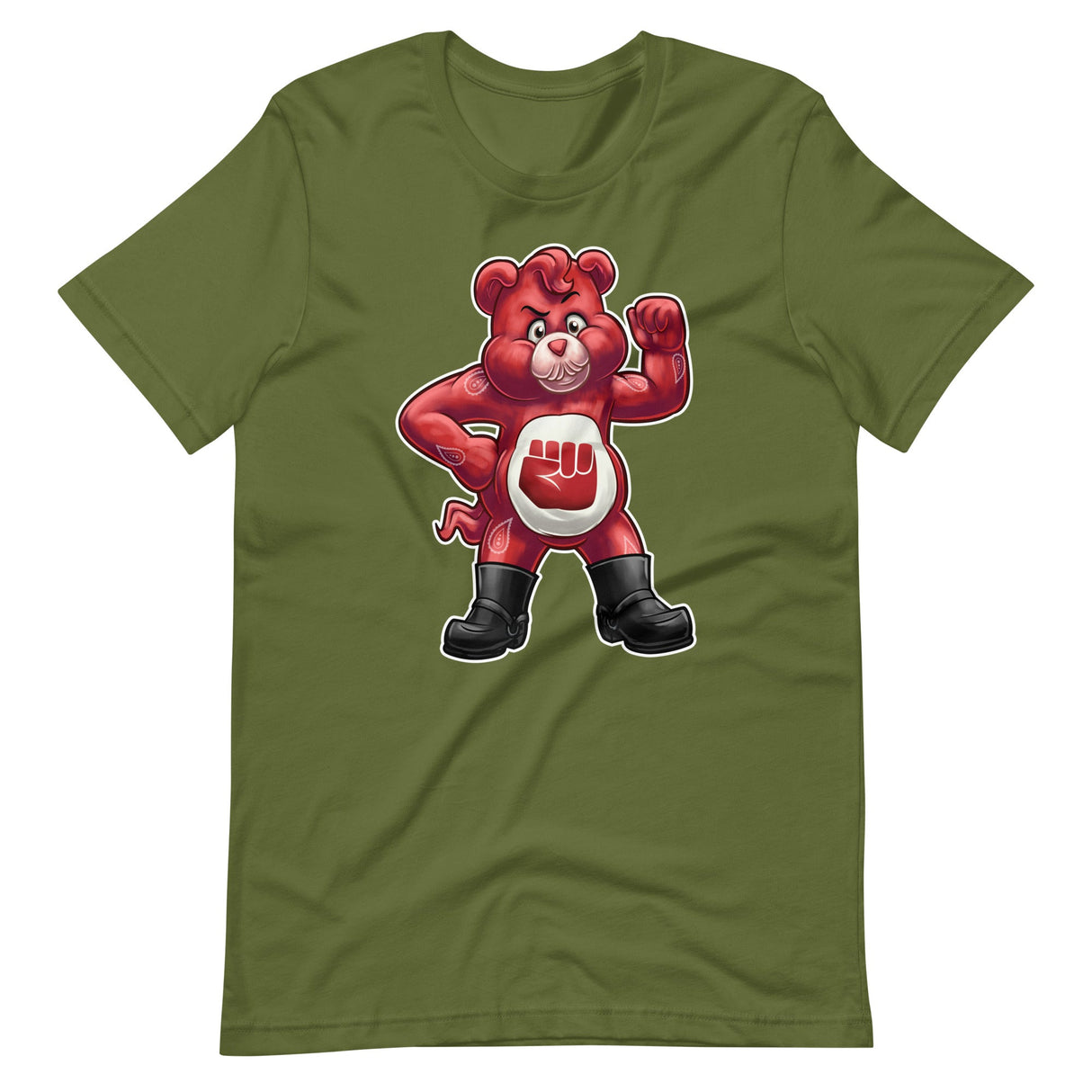 Hanky Bear - Red-T-Shirts-Swish Embassy