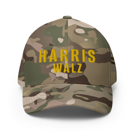 Harris Walz (Flexfit Hat)-Headwear-Swish Embassy