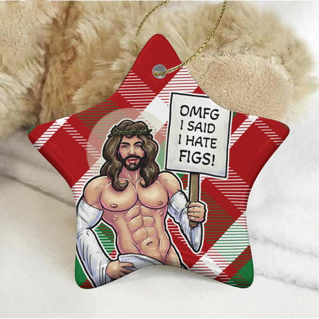 Hates Figs (Ceramic Holiday Keepsake)-Ceramic Holiday Keepsake-Swish Embassy