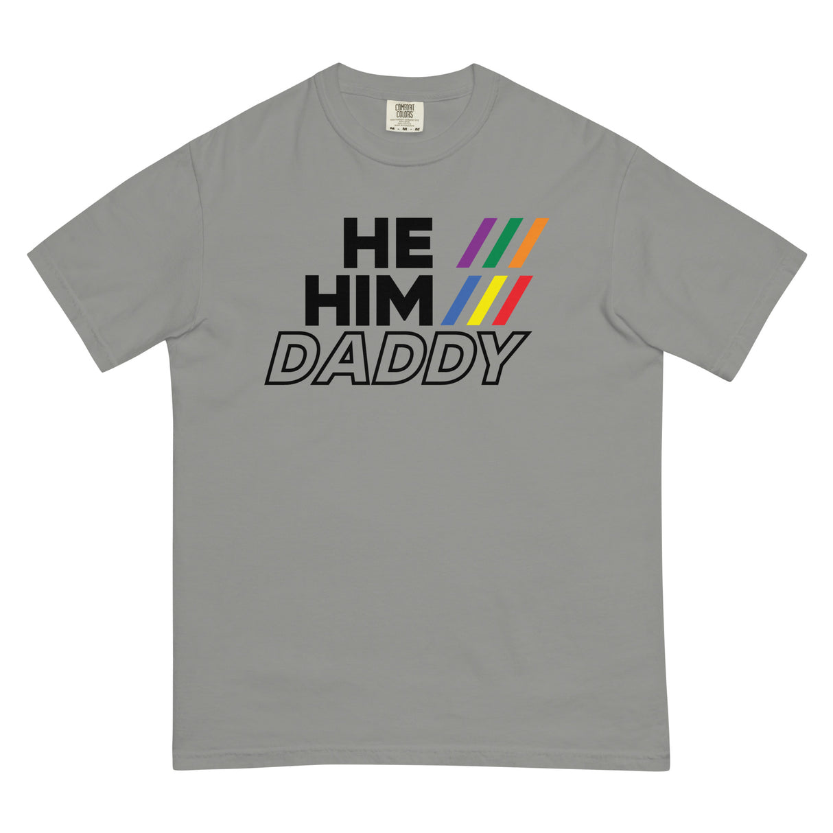 He/Him/Daddy (Boxy Tee)-Boxy T-Shirt-Swish Embassy