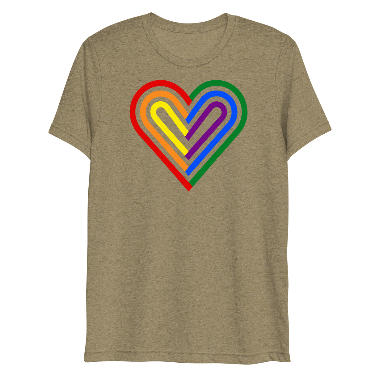 Heart On (Triblend)-Triblend T-Shirt-Swish Embassy