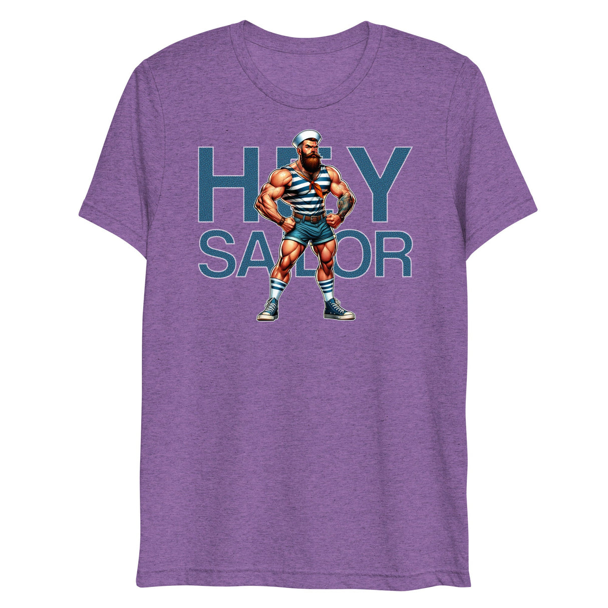 Hey Sailor (Triblend)-Triblend T-Shirt-Swish Embassy