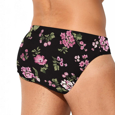 Hint of Floral (Swim Briefs)-Swim Briefs-Swish Embassy