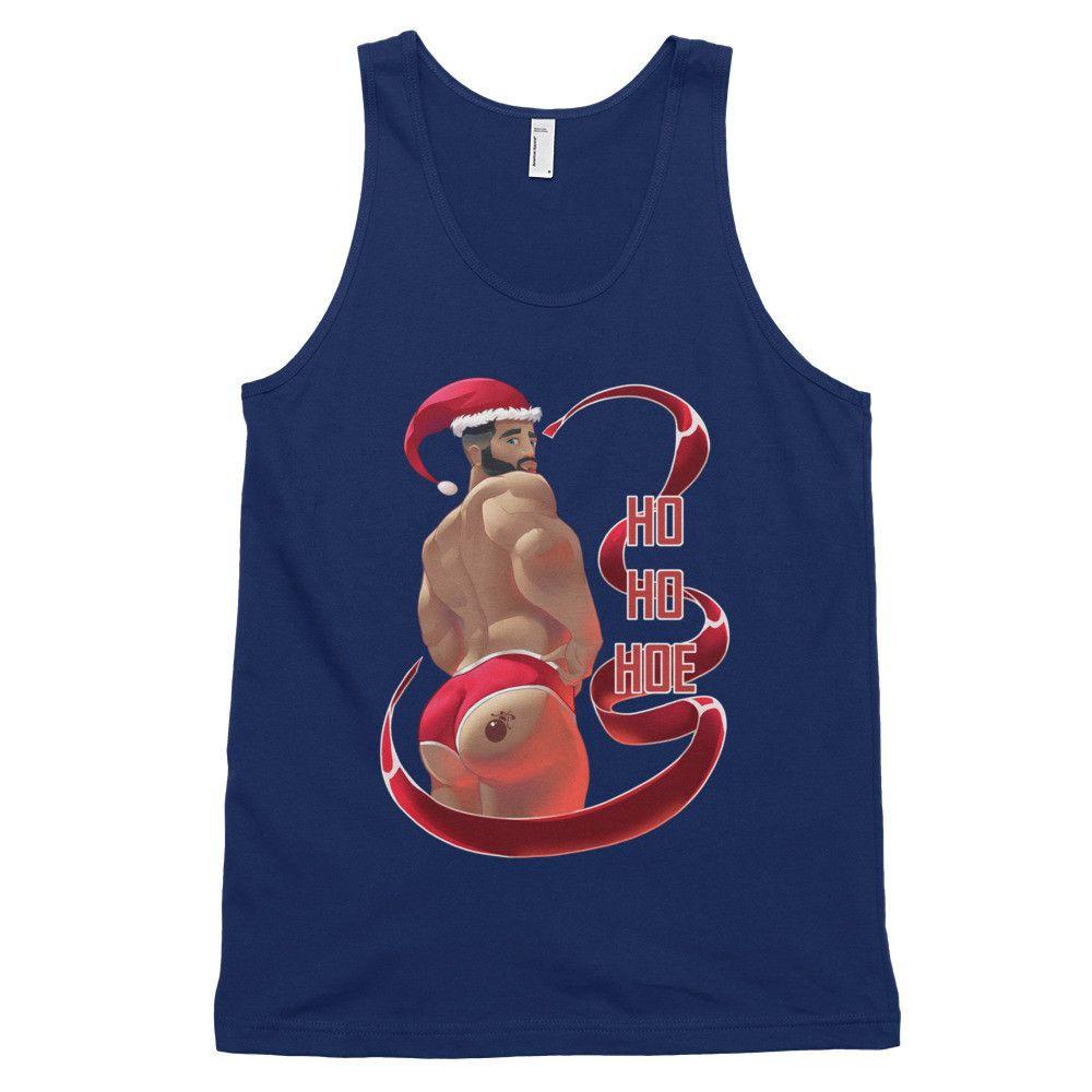 Ho Ho Hoe (Tank Top)-Christmas Tank Tops-Swish Embassy