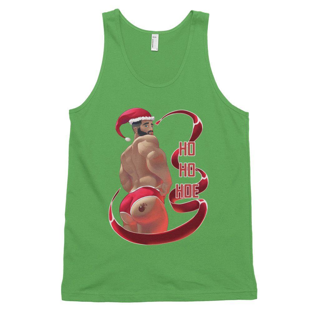 Ho Ho Hoe (Tank Top)-Christmas Tank Tops-Swish Embassy
