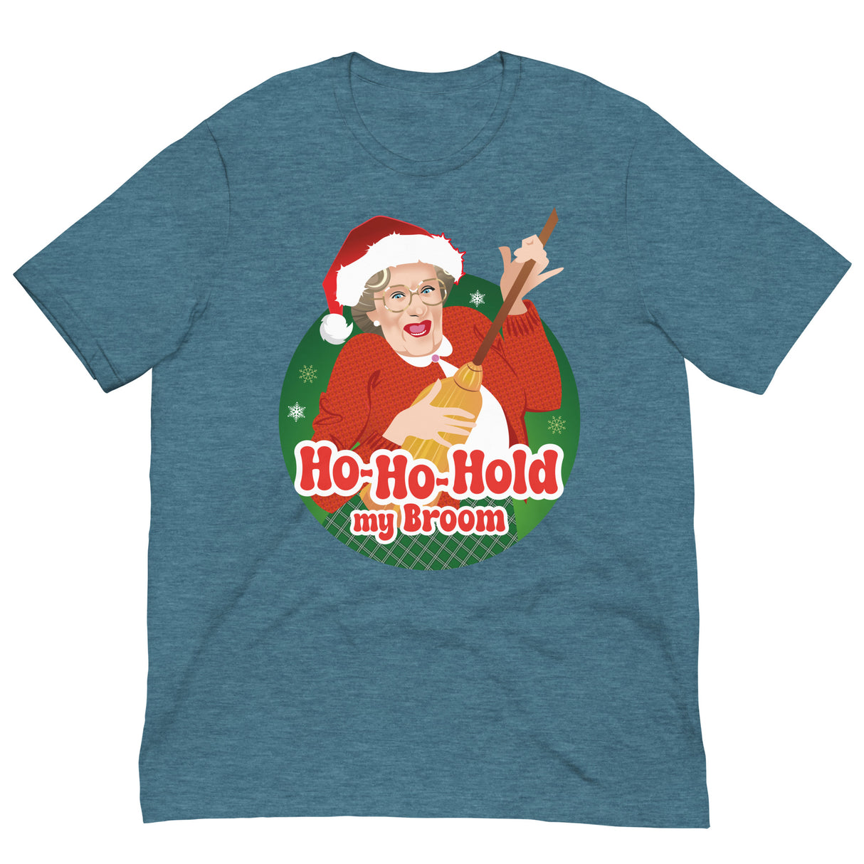Ho Ho Hold My Broom-T-Shirts-Swish Embassy